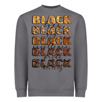 Storm typography variations in animal and glitter textur Heavyweight Sweatshirt - LillyAllenDesigns