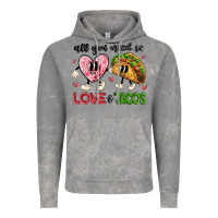 Cloud Rock all you need is love and tacos Vintage Hoodie - MaliasSmallBusiness