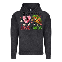 Vintage Black all you need is love and tacos Vintage Hoodie - MaliasSmallBusiness