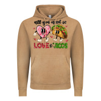 Vintage Camel all you need is love and tacos Vintage Hoodie - MaliasSmallBusiness