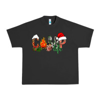 Pigment Black christmas camp life Urban Heavy Tee - NancyCooperArtShop