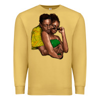 Antique Gold Black couple Premium Sweatshirt - HowdyJamesFarm