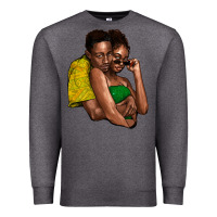 Charcoal Heather Black couple Premium Sweatshirt - HowdyJamesFarm