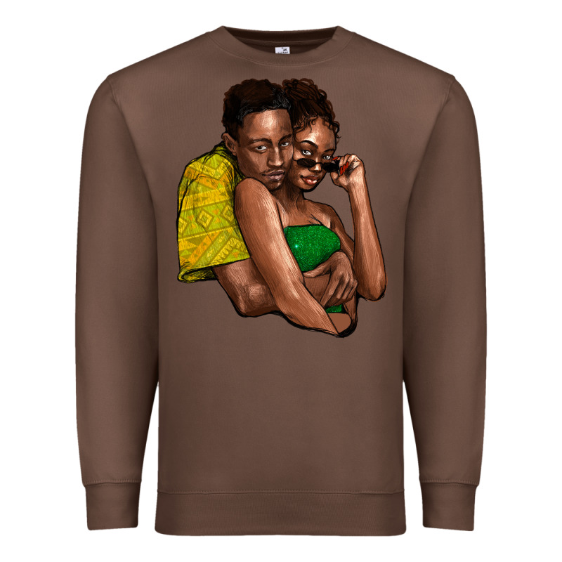 Black Couple Premium Sweatshirt by HowdyJamesFarm | Teevron
