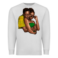Dove Grey Black couple Premium Sweatshirt - HowdyJamesFarm