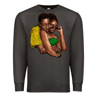 Smoke Black couple Premium Sweatshirt - HowdyJamesFarm