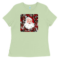 Matcha santa christmas coaster Ladies Tee - JahusDesignShop
