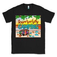 Black summer camping Classic Tee - JahusDesignShop