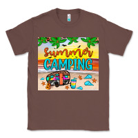 Chestnut summer camping Classic Tee - JahusDesignShop