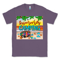 Lavender summer camping Classic Tee - JahusDesignShop