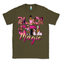 Army Green black girl magic Classic Tee - NancyCooperArtShop