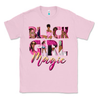 Bubblegum Pink black girl magic Classic Tee - NancyCooperArtShop