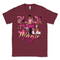 Burgundy black girl magic Classic Tee - NancyCooperArtShop