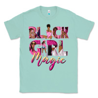 Seafoam black girl magic Classic Tee - NancyCooperArtShop