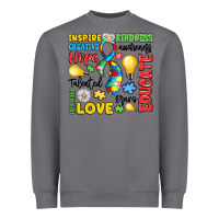 Storm name puzzle ribbon of inspiration Heavyweight Sweatshirt - LillyAllenDesigns