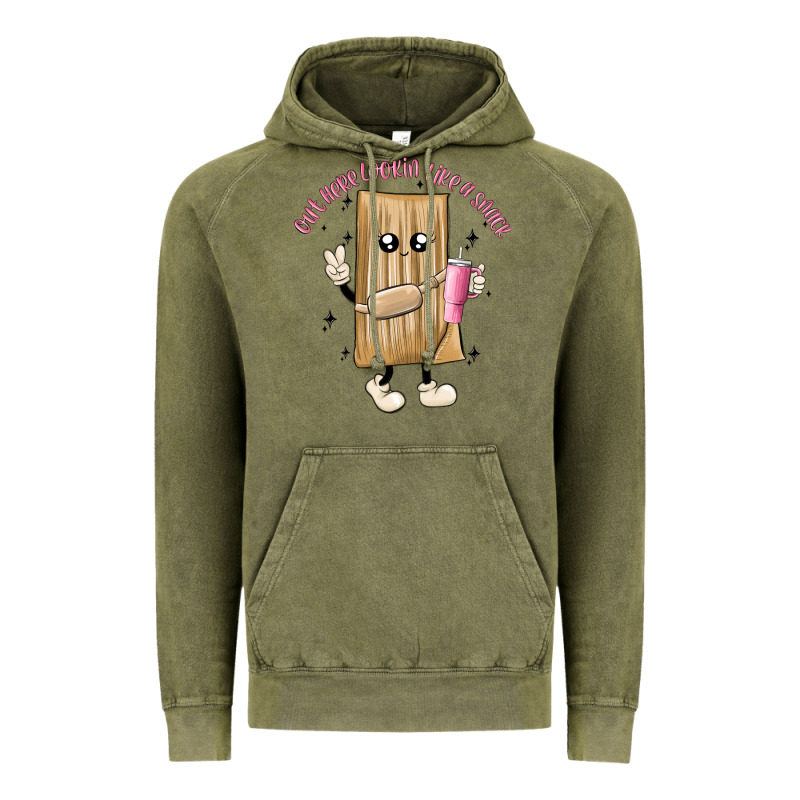 Out Here Lookin Like A Snack Vintage Hoodie by MaliasSmallBusiness | Teevron