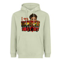 Matcha i am black history black boy peekaboo juneteenth Heavyweight Hoodie - CowGirlArtShop