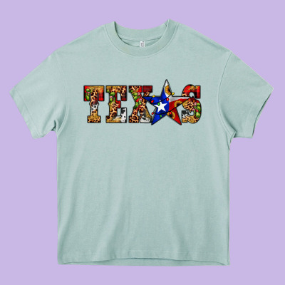 Texas Christmas Heavy Core Tee Designed By Jahusdesignshop