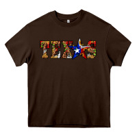 Chocolate Brown texas christmas Heavy Core Tee - JahusDesignShop