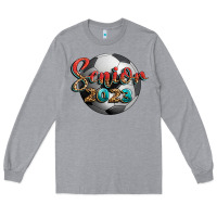 Heather Grey soccer senior 2023 Long Sleeve Tee - BundleAndBundleShop