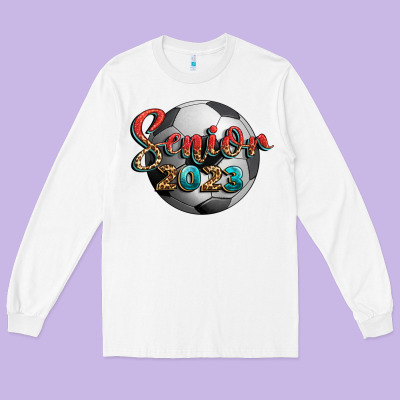 Soccer Senior 2023 Long Sleeve Tee Designed By Bundleandbundleshop