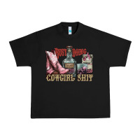 Black busy doing cowgirl shit liquor boots cigarette Urban Heavy Tee - NancyCooperArtShop