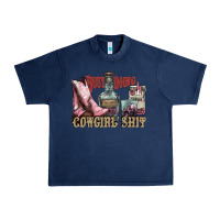 Navy busy doing cowgirl shit liquor boots cigarette Urban Heavy Tee - NancyCooperArtShop