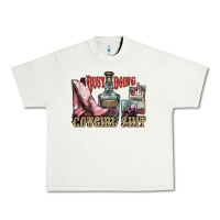 Pistachio busy doing cowgirl shit liquor boots cigarette Urban Heavy Tee - NancyCooperArtShop
