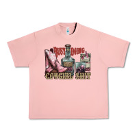 Salmon busy doing cowgirl shit liquor boots cigarette Urban Heavy Tee - NancyCooperArtShop