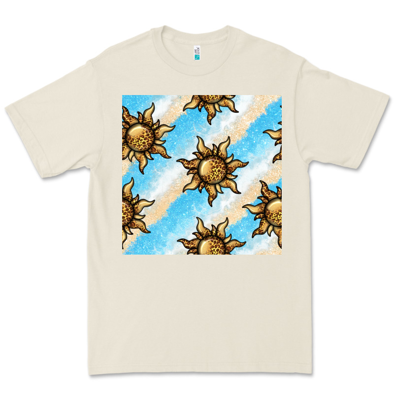 Leopard Sun Seamless Pattern Premium Tee by BundleAndBundleShop | Teevron