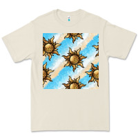 Bone leopard sun seamless pattern Premium Tee - BundleAndBundleShop