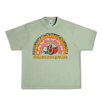 Oil Green back to school rainbow hello sixth grade Urban Heavy Tee - AdoDesignShop