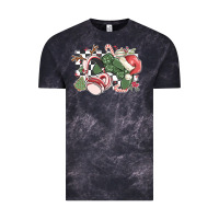 Cloud Black gamer christmas game controller Vintage Tee - MaliasSmallBusiness