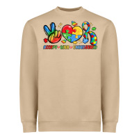 Mushroom accept love understand Heavyweight Sweatshirt - LillyAllenDesigns