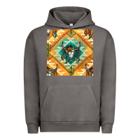 Pigment Tornado native american aztec seamless pattern Urban Hoodie - BundleAndBundleShop
