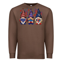 Chestnut 4th Of July gnomies with stars Premium Sweatshirt - HowdyJamesFarm