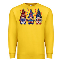 Lemon 4th Of July gnomies with stars Premium Sweatshirt - HowdyJamesFarm
