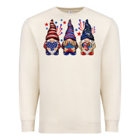 Sandshell 4th Of July gnomies with stars Premium Sweatshirt - HowdyJamesFarm