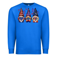 True Royal 4th Of July gnomies with stars Premium Sweatshirt - HowdyJamesFarm
