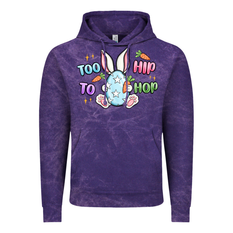 Too Hip To Hop Easter Vintage Hoodie by MaliasSmallBusiness | Teevron
