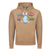 Vintage Coffee too hip to hop easter Vintage Hoodie - MaliasSmallBusiness