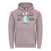 Vintage Zinc too hip to hop easter Vintage Hoodie - MaliasSmallBusiness