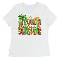 White tequila lime and sunshine summer Ladies Tee - Jasminsmagicworld
