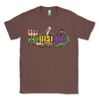 Chestnut louisiana mardi gras Classic Tee - MaliasSmallBusiness