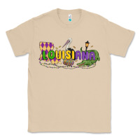 Mushroom louisiana mardi gras Classic Tee - MaliasSmallBusiness