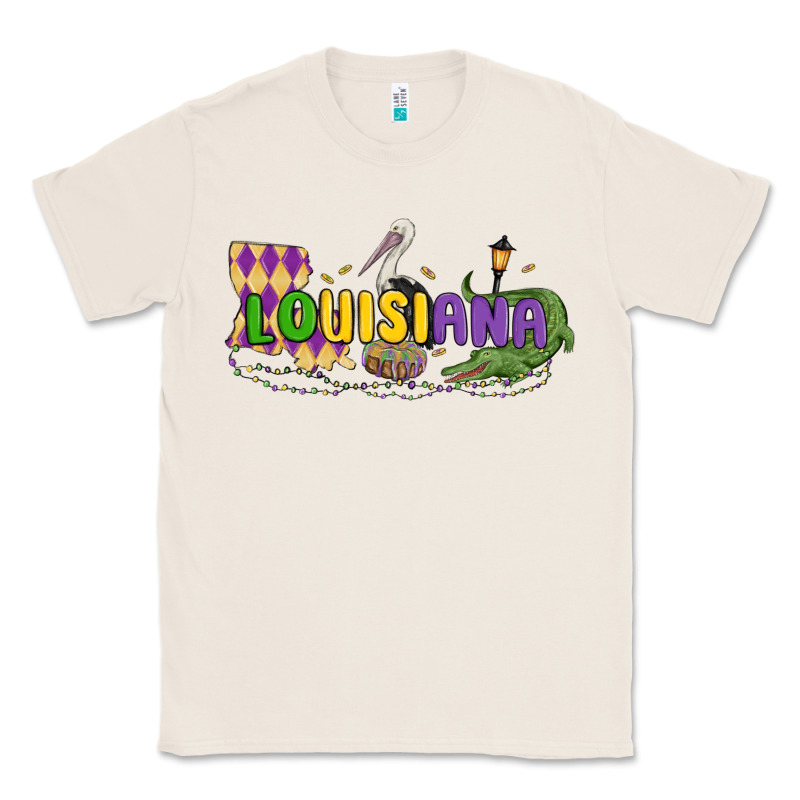 Louisiana Mardi Gras Classic Tee by MaliasSmallBusiness | Teevron