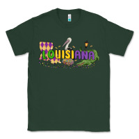 Sports Green louisiana mardi gras Classic Tee - MaliasSmallBusiness
