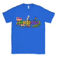 True Royal louisiana mardi gras Classic Tee - MaliasSmallBusiness