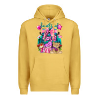 Antique Gold Loads of love truck Valentine's Day Premium Hoodie - HowdyJamesFarm