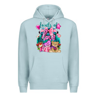 Blue Mist Loads of love truck Valentine's Day Premium Hoodie - HowdyJamesFarm